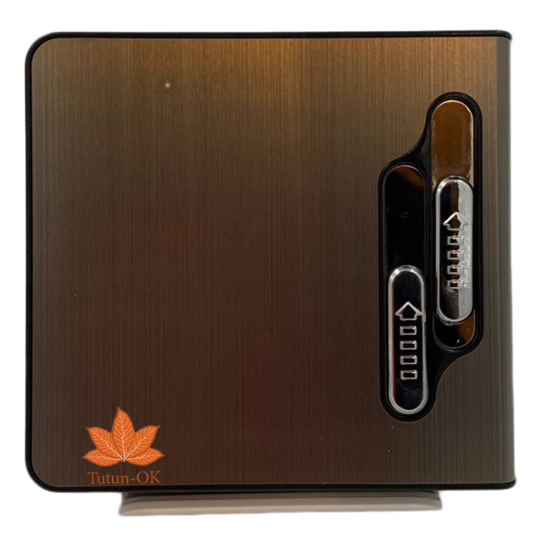 Портсигар HENDA LIGHTER c USB подзарядкой крупным планом