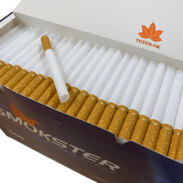 Сигаретные гильзы Smokster 500 крупным планом